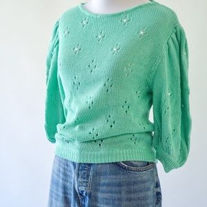 VTG Turquoise Sweater
